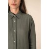 Robe chemise en lin femme
