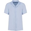 Chemise à col bowling en lin homme