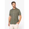 Chemise à manches courtes en lin homme