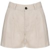 Short en lin femme