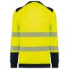 T-shirt de sécurité recyclé col rond manches longues unisexe