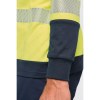 T-shirt de sécurité recyclé col rond manches longues unisexe