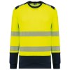 Sweat-shirt de sécurité recyclé col rond unisexe