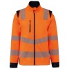 Veste softshell de sécurité recyclée avec manches détachables unisexe