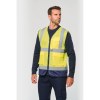 Gilet de sécurité haute visibilité recyclé avec zip unisexe