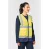Gilet de sécurité haute visibilité recyclé avec zip unisexe