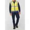 Gilet de sécurité haute visibilité recyclé avec zip unisexe