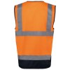 Gilet de sécurité haute visibilité recyclé avec zip unisexe