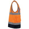 Gilet de sécurité haute visibilité recyclé avec zip unisexe