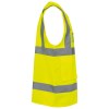 Gilet de sécurité haute visibilité recyclé avec zip unisexe