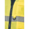 Gilet de sécurité haute visibilité recyclé avec zip unisexe