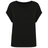T-shirt écoresponsable manches à revers femme
