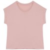 T-shirt écoresponsable manches à revers femme