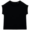 T-shirt écoresponsable manches à revers femme