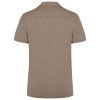 Chemise écoresponsable délavée en jersey manches courtes à col bowling homme