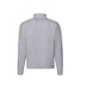 Sweat manches raglan col zippé