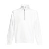 Sweat manches raglan col zippé