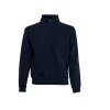 Sweat manches raglan col zippé