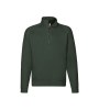 Sweat manches raglan col zippé