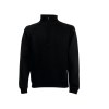 Sweat manches raglan col zippé