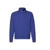Sweat manches raglan col zippé
