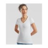 Tee-shirt col V femme valueweight