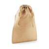 Sac avec cordon en toile de jute