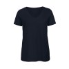 Tee-shirt femme col v en coton bio