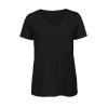 Tee-shirt femme col v en coton bio