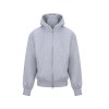 Sweat capuche zippé lourd