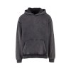 Sweat à capuche lourd délavé