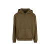 Sweat capuche zippé lourd délavé