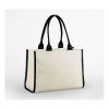 Large tote bag bi-color