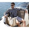 Large tote bag bi-color