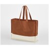 Sac shopping bicolore