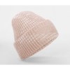 Bonnet tricoté avec zone de marquage