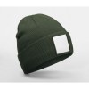 Bonnet tricoté avec empiècement
