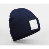 Bonnet tricoté avec empiècement
