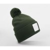 Bonnet avec pompon et patch