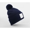 Bonnet avec pompon et patch