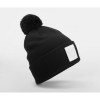 Bonnet avec pompon et patch