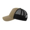Casquette 5 pans style trucker en coton