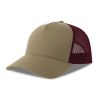 Casquette 5 pans style trucker en coton