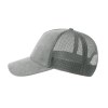 Casquette style trucker en faux daim