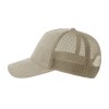 Casquette style trucker en faux daim