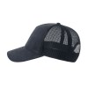 Casquette style trucker en faux daim