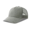 Casquette style trucker en faux daim