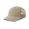 Casquette style trucker en faux daim