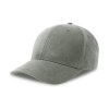 Casquette 6 pans mid visor faux suède