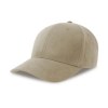 Casquette 6 pans mid visor faux suède